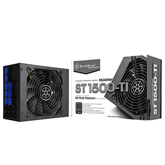 McKlein USA McKlein USA 1500 Watt ATX Power Supply 80 Plus Titanium SST-ST1500-TI — photo du produit