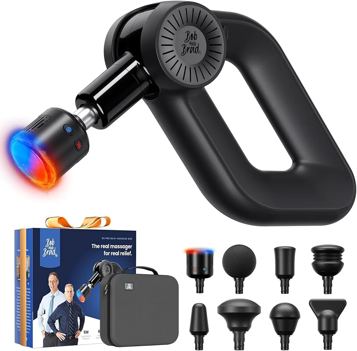 Bob and Brad Bob and Brad D6 Pro Max+ Massage Gun Heat Cold 16mm 85lbs — 商品照片