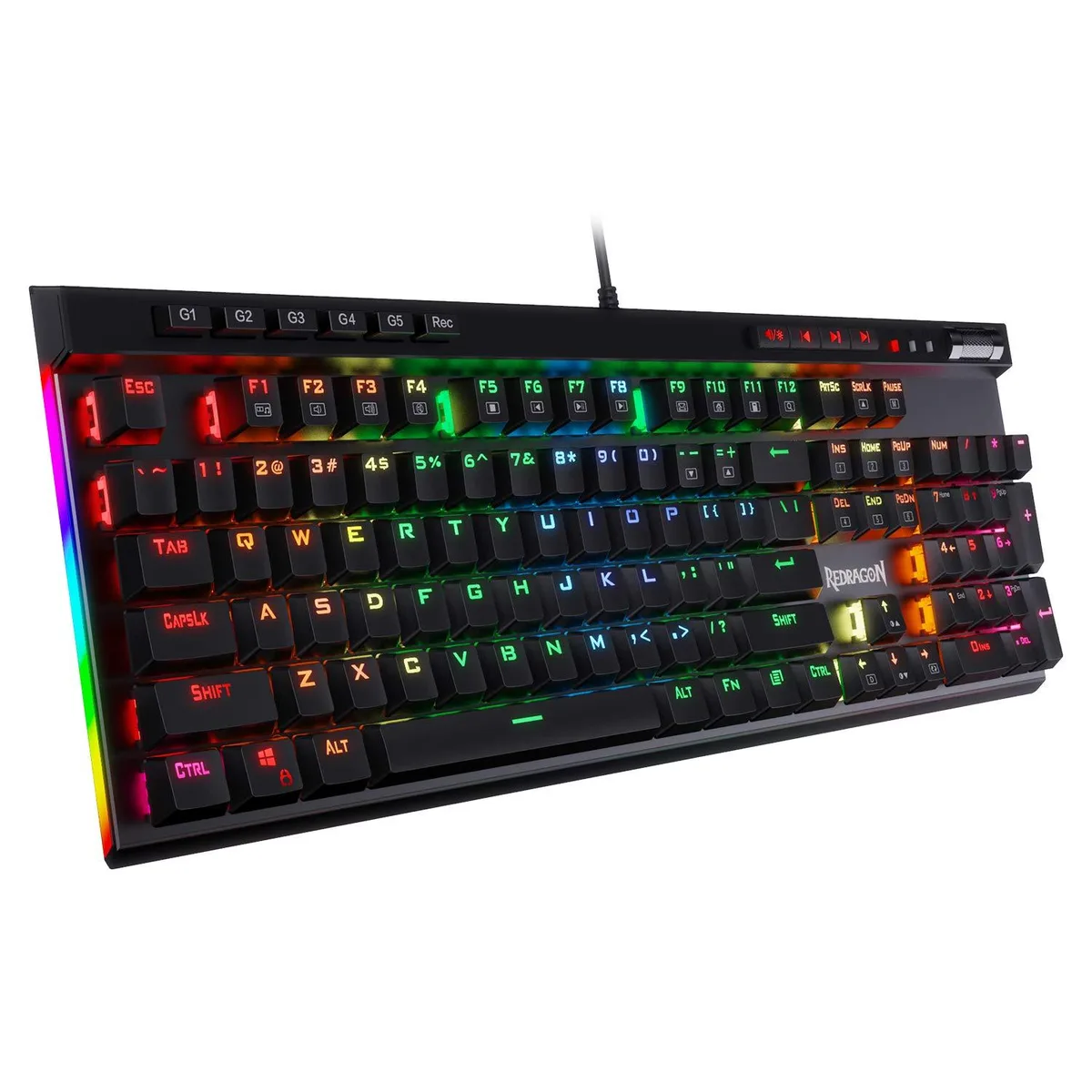 Redragon K580 VATA Wired RGB Mechanical Gaming Keyboard — Produktfoto