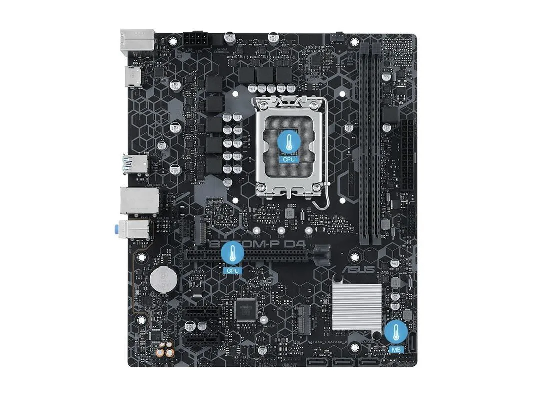 Green Micro ATX motherboard with silver CPU socket and black DDR4 slots