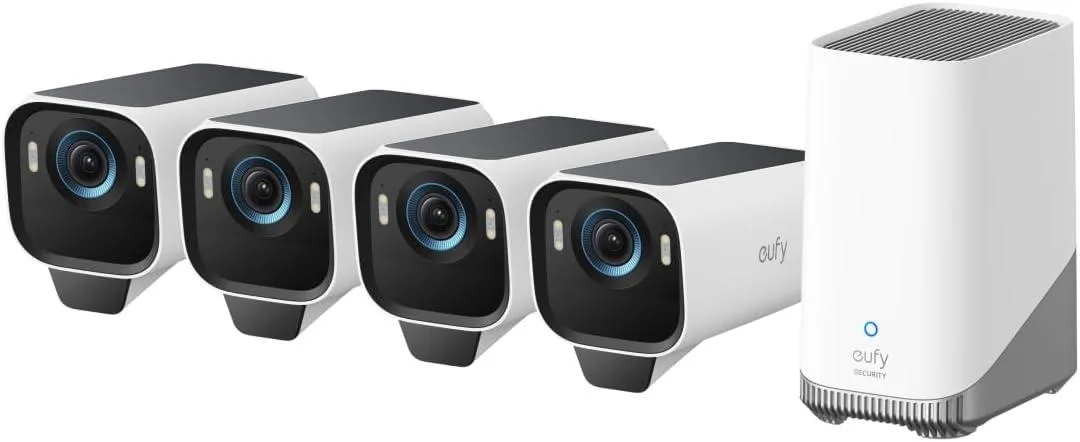 eufy eufy Security eufyCam S3 Pro 4-Cam Kit T8894 network camera — tuotekuva