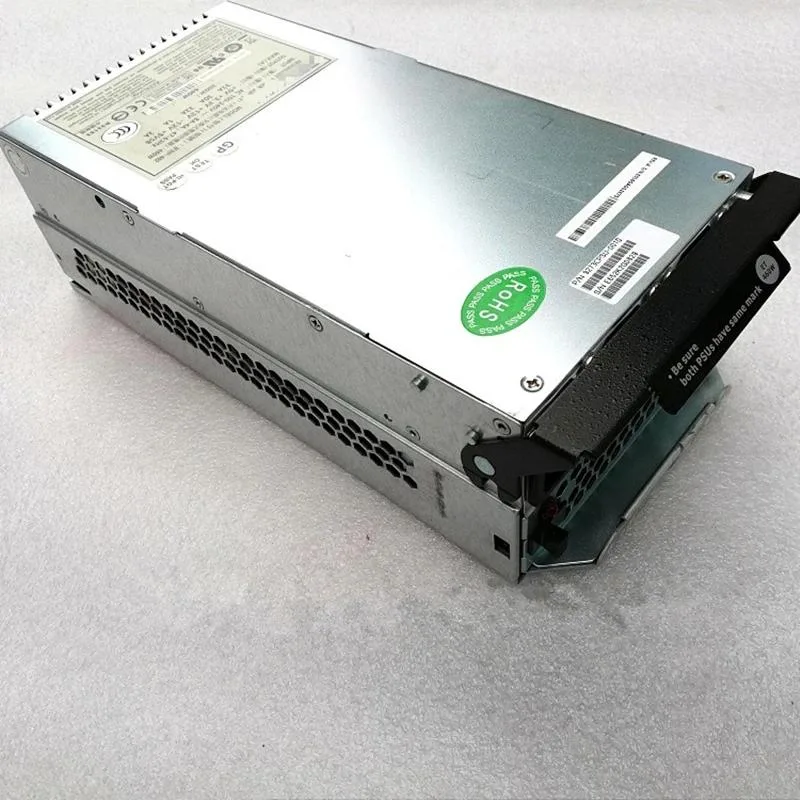 Rectangular silver ATX power supply unit with cooling fan visible