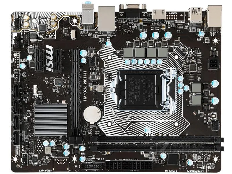 MSI MSI H110M PRO-VH LGA 1151 Intel H110 DDR4 32GB Micro ATX Motherboard — toote foto