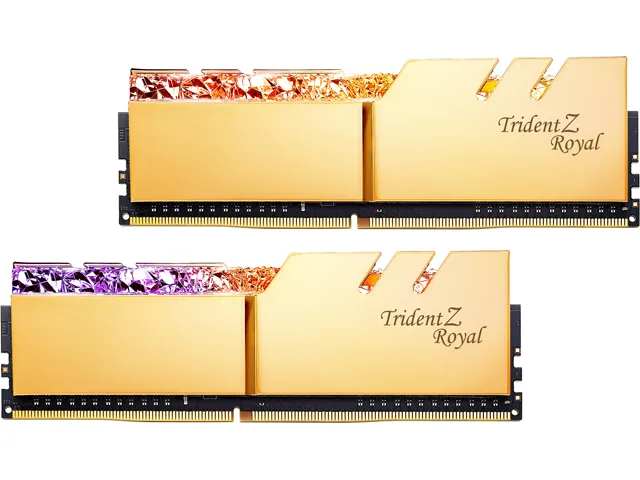 G.SKILL G.SKILL F4-4000C15D-16GTRG Trident Z Royal 16GB (2 x 8GB) DDR4 4000 CL15 desktop RAM — photo du produit