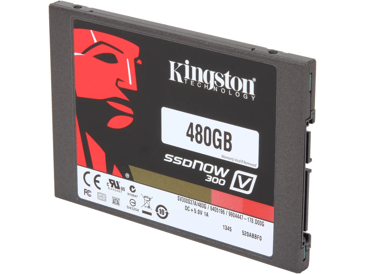 Kingston Technology Corp. Kingston Technology Corp. SV300S37A/480G internal SSD — product photo