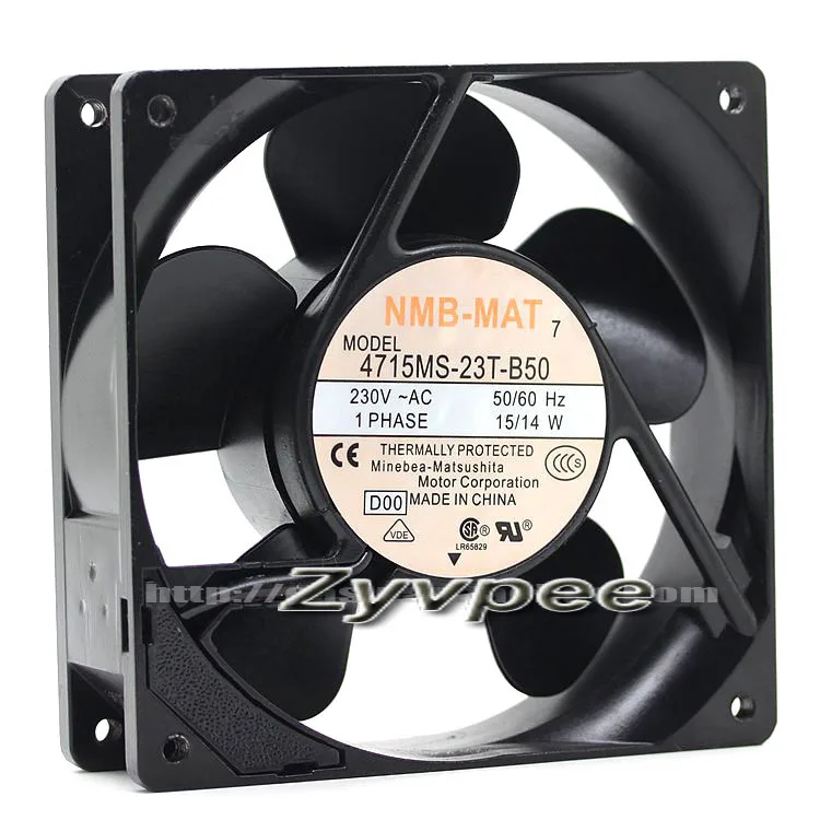 Zyvpee Zyvpee 4715MS-23T-B50 120x38mm 230V AC axial case fan — foto produk