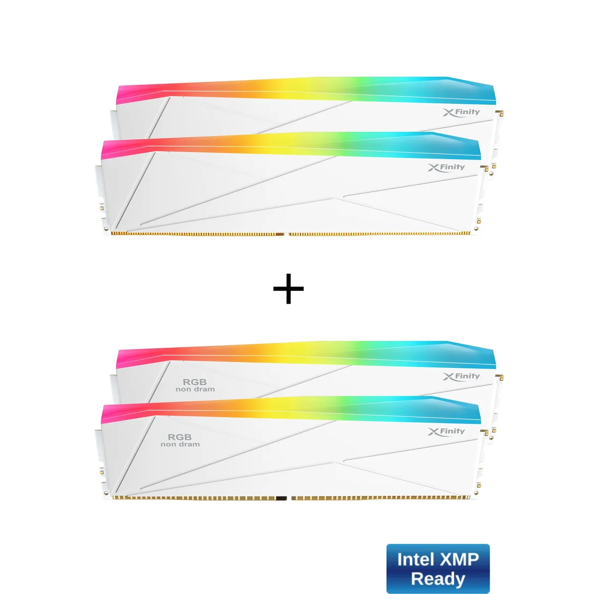 V-color V-color TMXFCL1680838WS-DW 32GB (2×16GB) DDR5 8000MHz CL38 CUDIMM desktop RAM — photo du produit