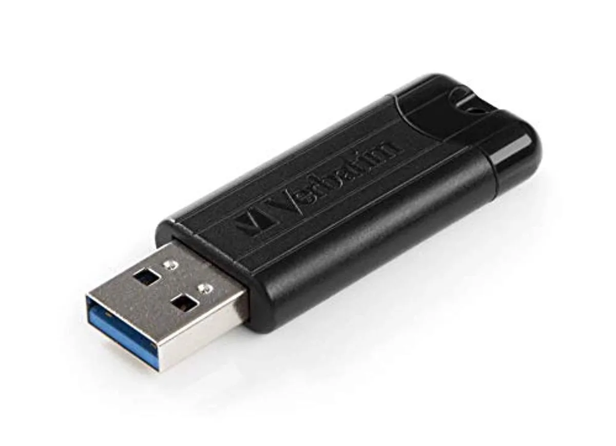 VERBATIM Verbatim Pinstripe 64GB USB 3.0 Flash Drive 49318 — product photo