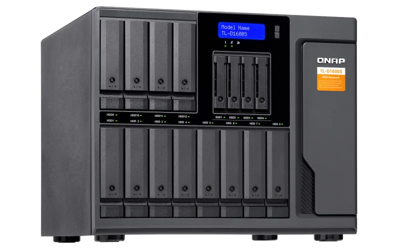 Qnap Qnap TL-D1600S-US 16-bay SATA JBOD expansion NAS — ภาพสินค้า