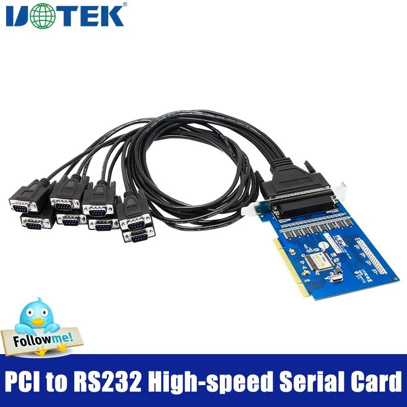 UOTEK UOTEK UT-758 PCI 8-Port RS-232 Serial Card DR62 — 제품 사진