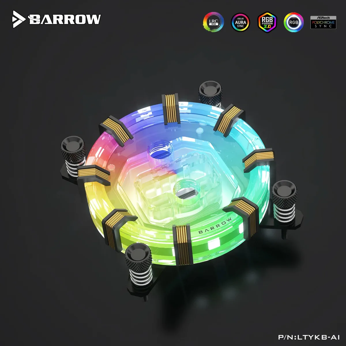 Barrow Mods Barrow Mods Aurora Limited Edition CPU Block Black LRC 2.0 — photo du produit