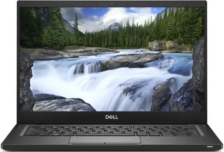 Black Dell Latitude 7290 clamshell laptop closed view