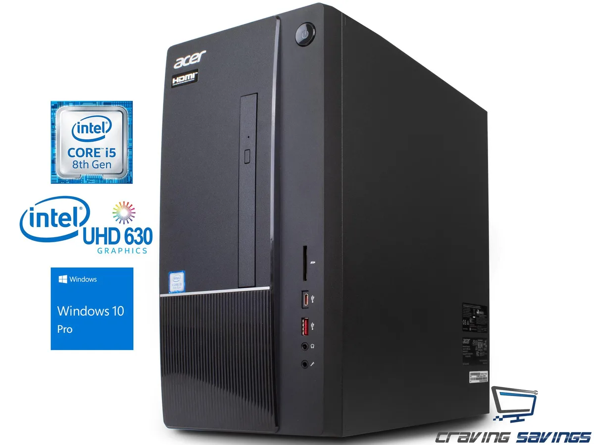 Acer America Acer America i5-8400 desktop PC 8GB 256GB SSD — ürün fotoğrafı