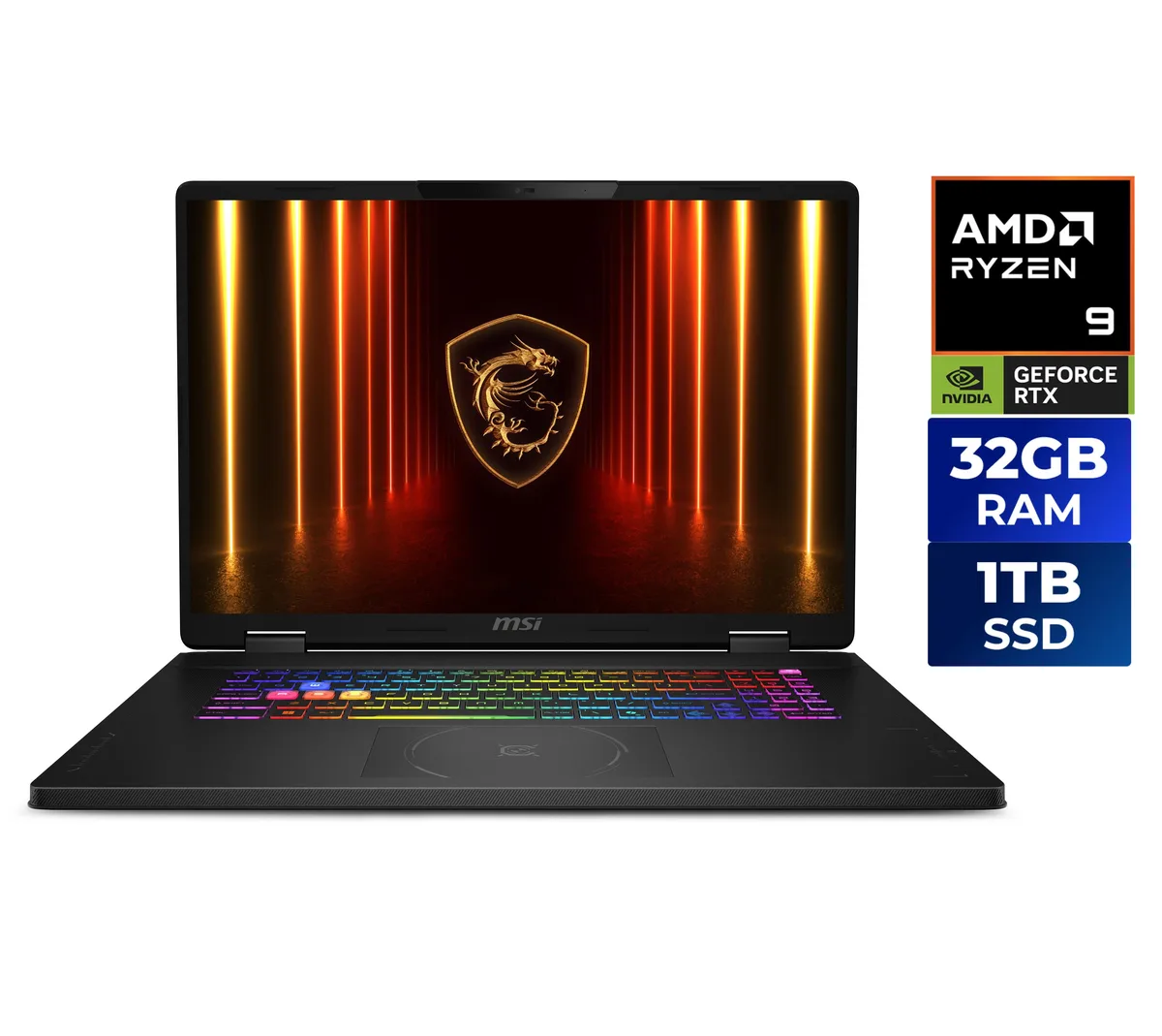 MSI MSI Crosshair A18 HX A8WGKG gaming laptop — product photo