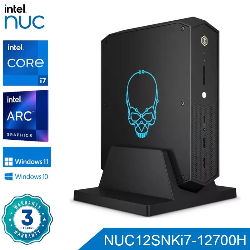 Intel Intel NUC12SNKi72 barebone mini PC — photo du produit