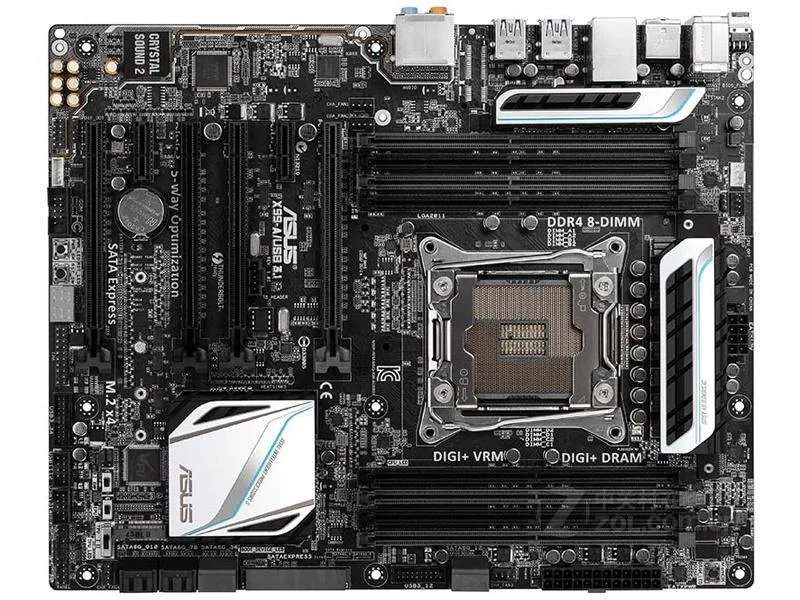 ASUS ASUS X99-A/USB3.1 Intel motherboard LGA 2011-v3 DDR4 128GB ATX — product photo