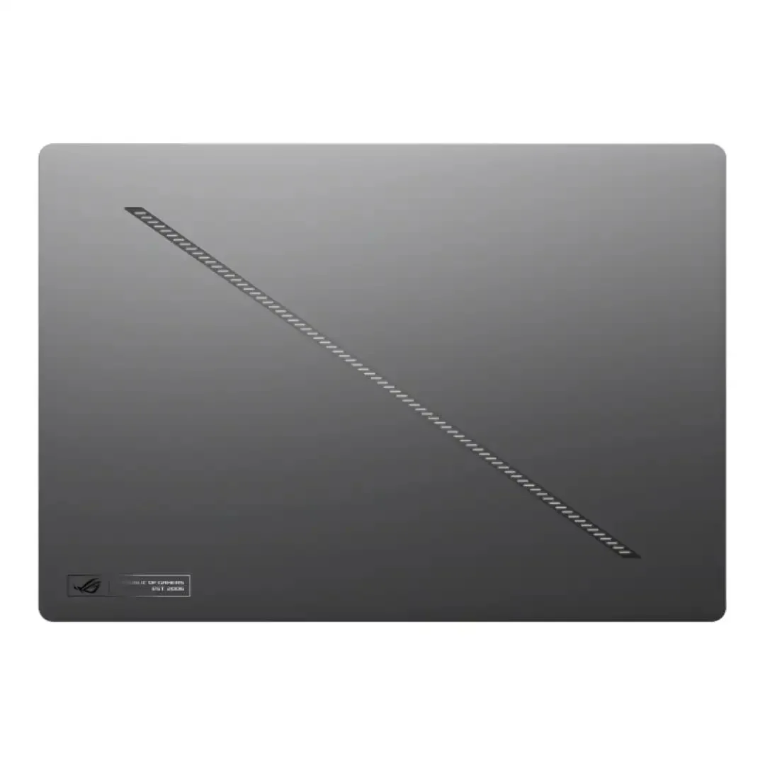 ASUS ROG Zephyrus G16 Eclipse Gray laptop, thin 16 inch OLED display, .59 to .65 inches thick