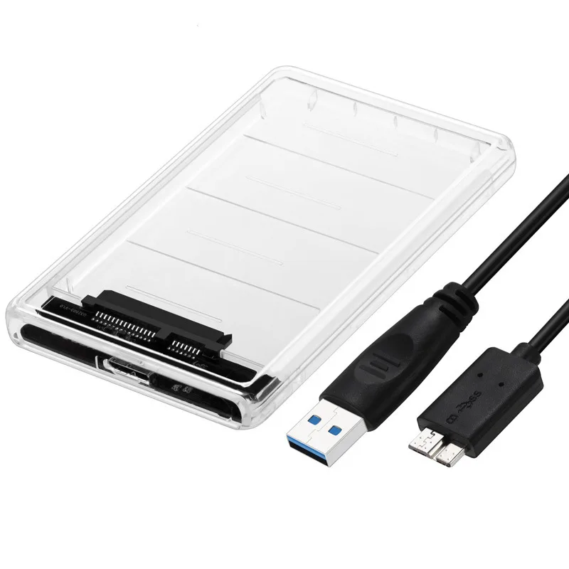 HANNORD HANNORD 2.5" SATA to USB 3.0 Clear Drive Enclosure — product photo
