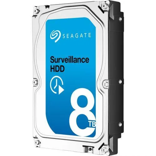 Silver rectangular 3.5 inch internal hard drive with silver label and circuit board visible