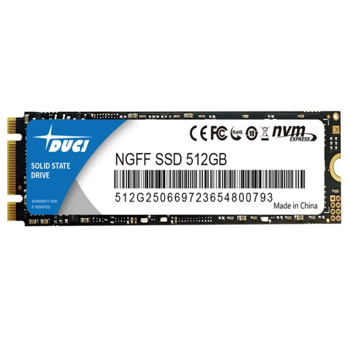 DUCI DUCI 512GB internal SSD SATA3.0 485MB/s — Produktfoto