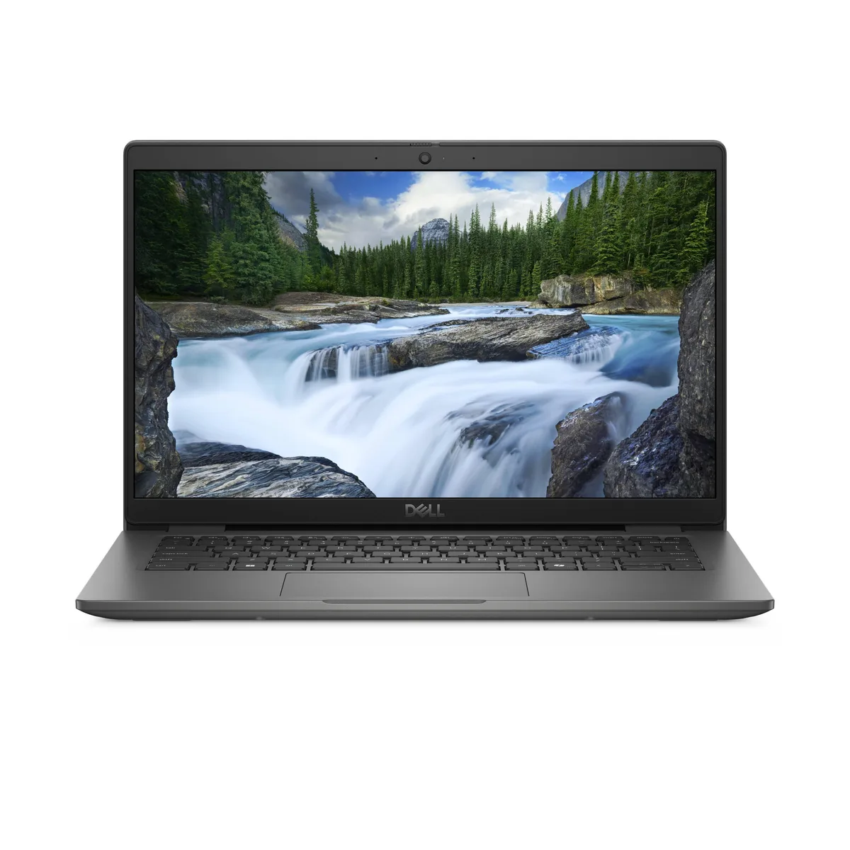 Gray Dell Latitude 3450 laptop closed lid matte finish