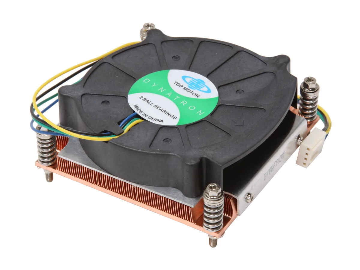 Dynatron Dynatron K199 80 mm 2 Ball CPU cooler LGA 1156 copper 355 g — photo du produit