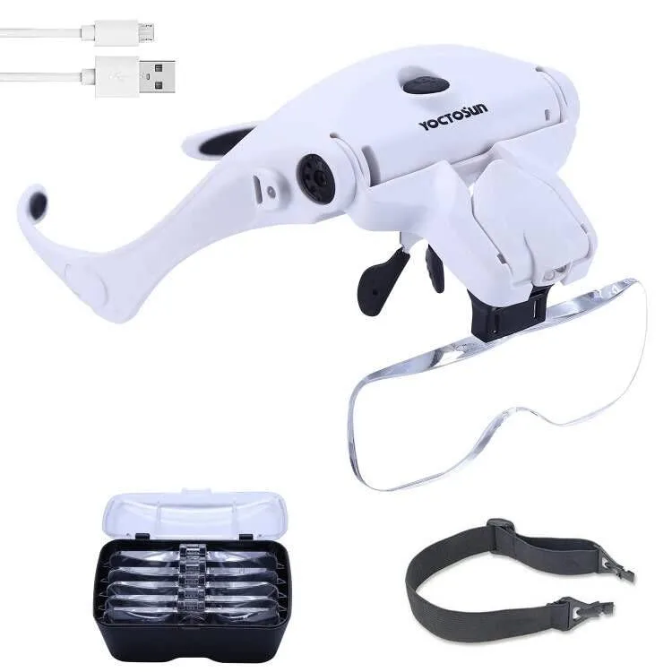  YOCTOSUN YS-EGM-UGV1-C LED Head Magnifier 1.0X-3.5X 12 pack — termékfotó