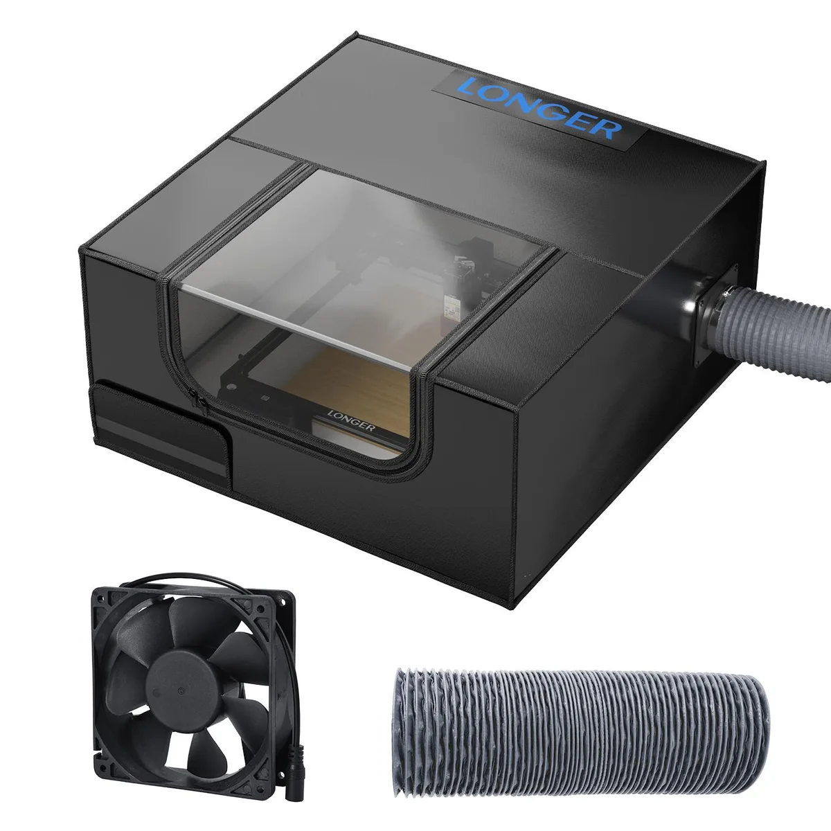 LONGER LONGER Laser Engraver Enclosure with Vent 27.5 x 27.5 x 13 inches — תמונת המוצר