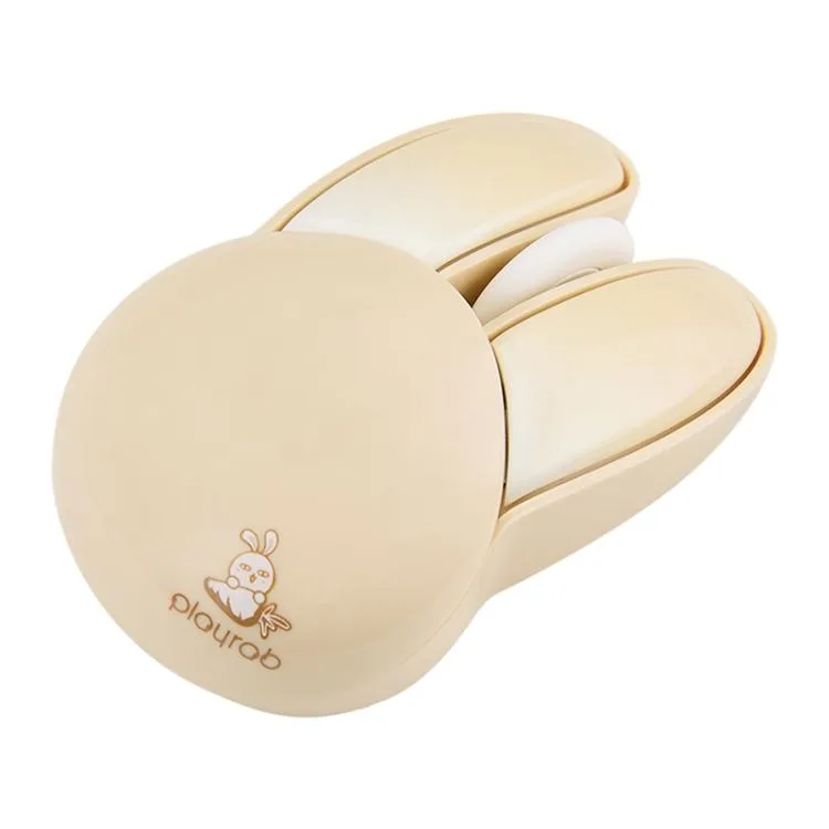 Small wireless mouse with glossy gradient finish, three buttons