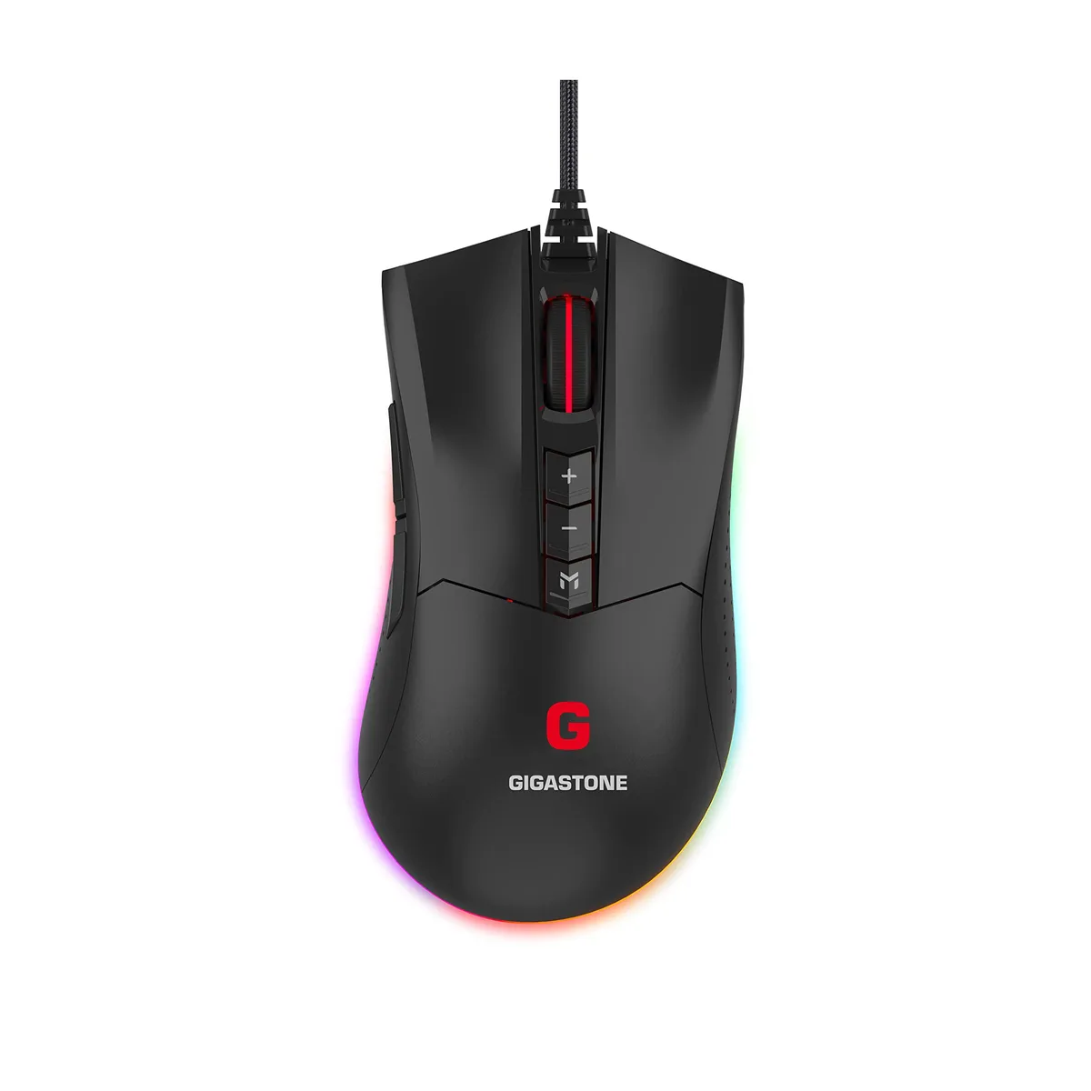 Gigastone Corporation Gigastone GS-GM-X041B-R Wired Gaming Mouse 12000 DPI 8 Buttons RGB — product photo
