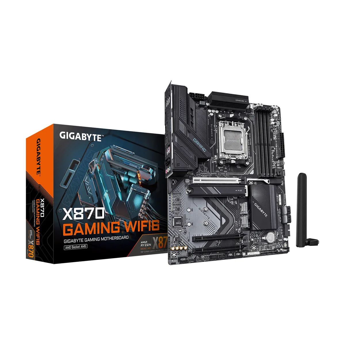 GIGABYTE GIGABYTE X870 GAMING WIFI6 AMD motherboard — product photo