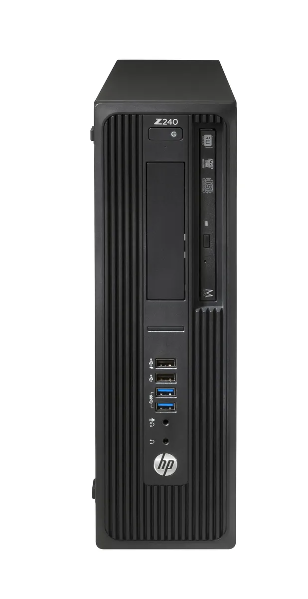 HP HP Z240 Workstation i7-7700 3.6 GHz 16 GB DDR4 256 GB SSD Quadro P400 Win 11 Pro Black — photo du produit
