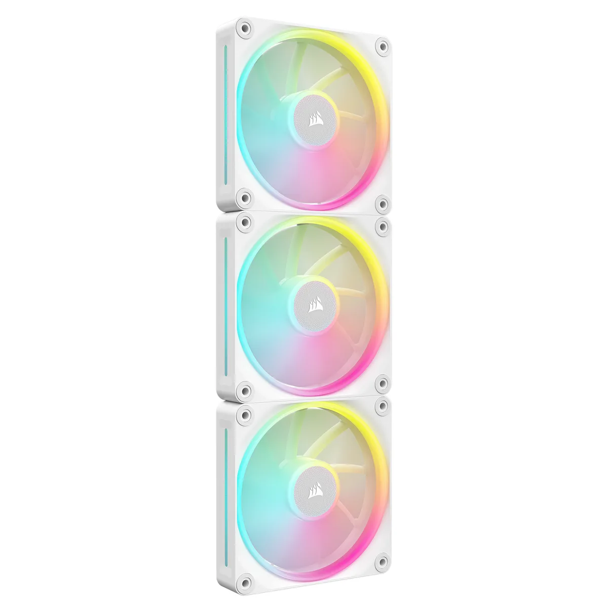 Corsair Corsair CO-9051030-WW iCUE LINK LX120 RGB White 120mm case fan triple pack — ürün fotoğrafı