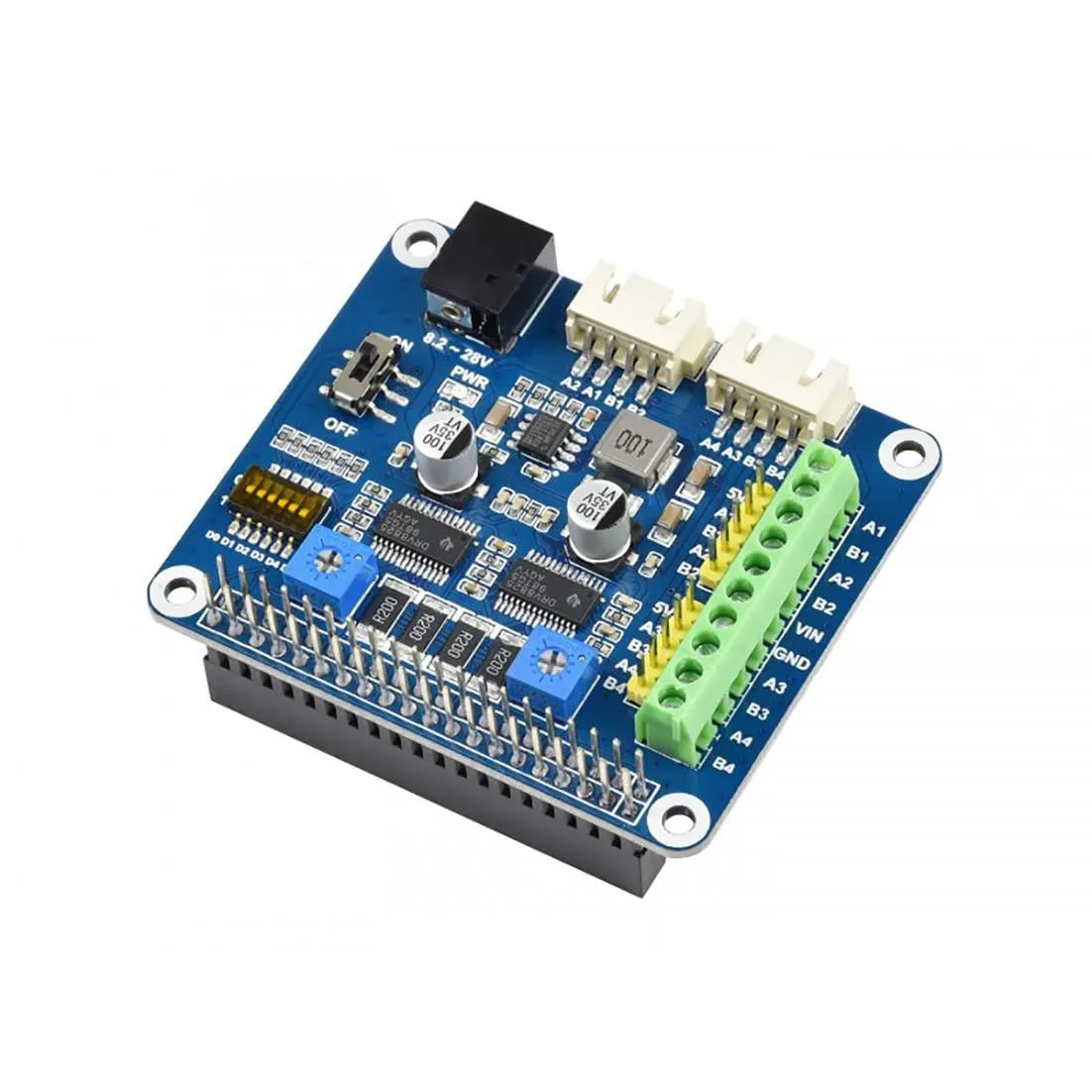 LORDWORLD LORDWORLD Stepper Motor HAT DRV8825 2.5A 1/32 Microstepping development board — 商品写真