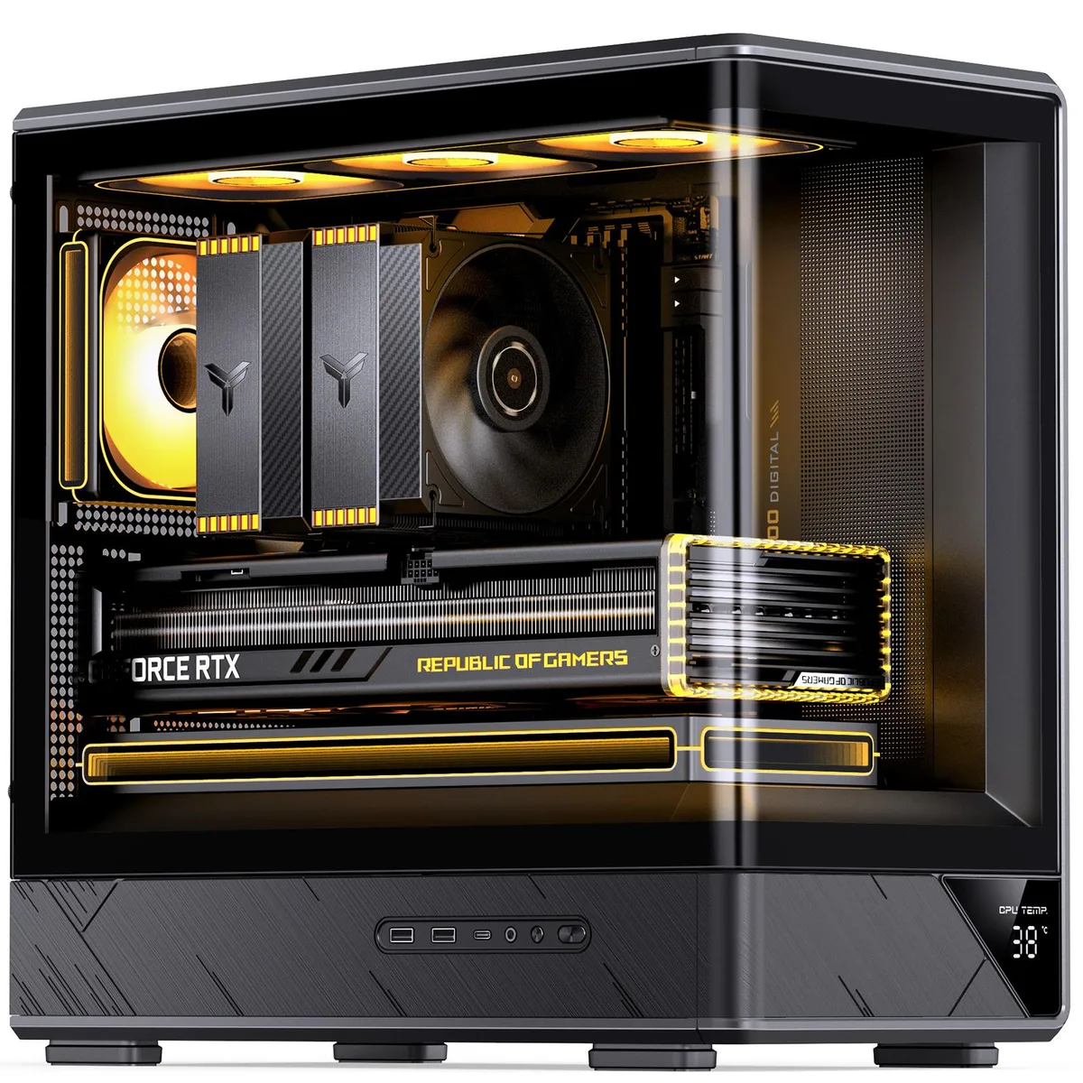 JONSBO JONSBO D200 Micro ATX PC Case Black — product photo