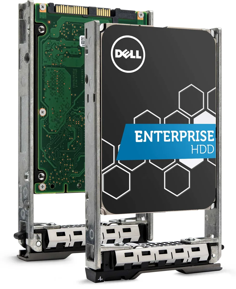Silver 2.5 inch SAS hard drive with hot-plug tray