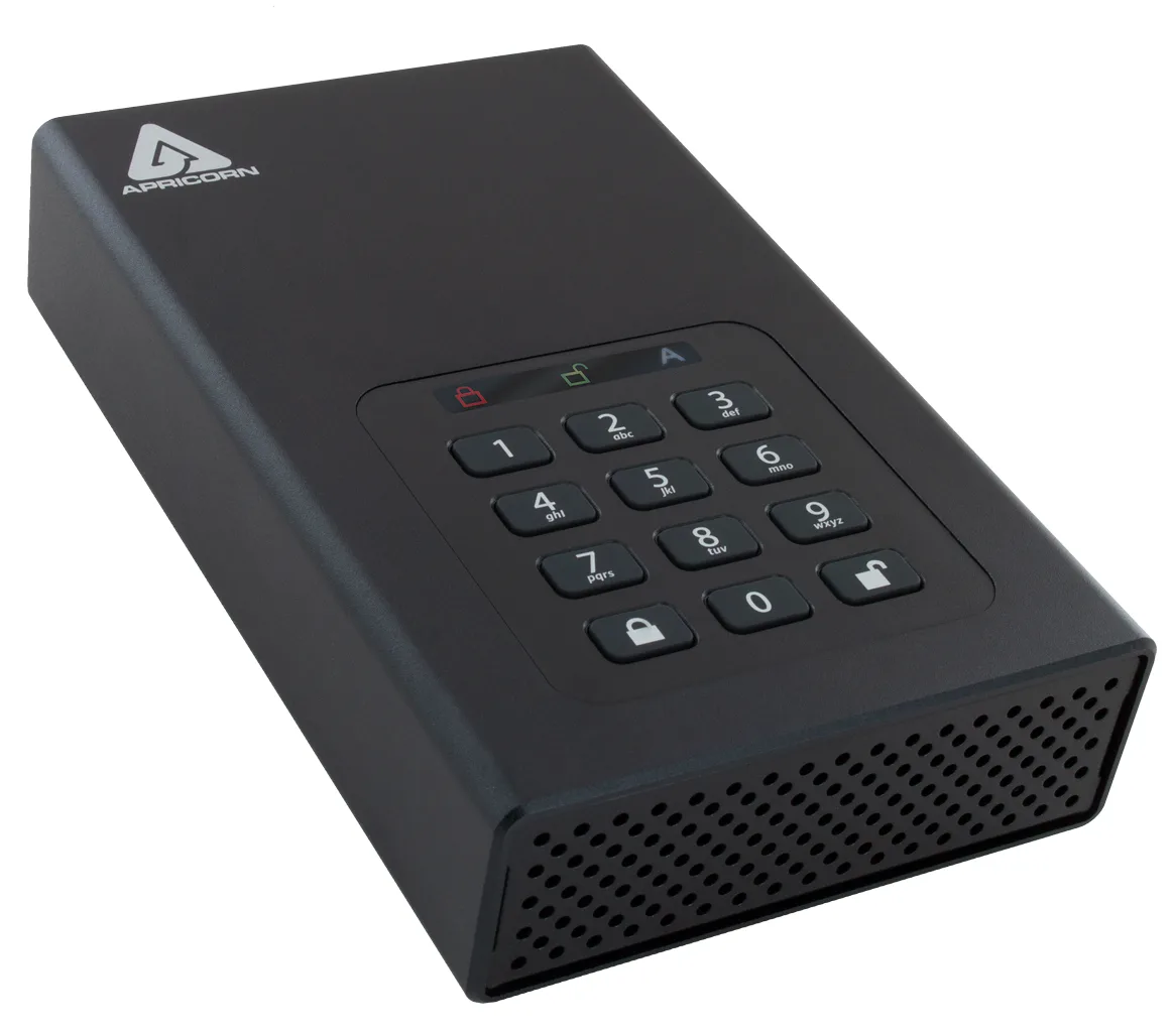 Apricorn Apricorn ADT-3PL256-20TB 20 TB portable hard drive — תמונת המוצר