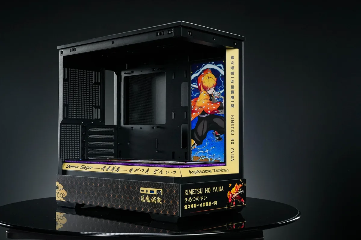 Corn Electronics Corn Electronics Bauhaus Micro-ATX ITX PC Case Demon Slayer Zen'itsu Edition — photo du produit