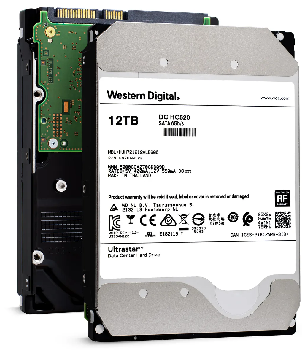 HGST HGST Ultrastar He12 HUH721212ALE600 12TB 7200RPM 3.5" SATA internal hard drive — fotografia produktu