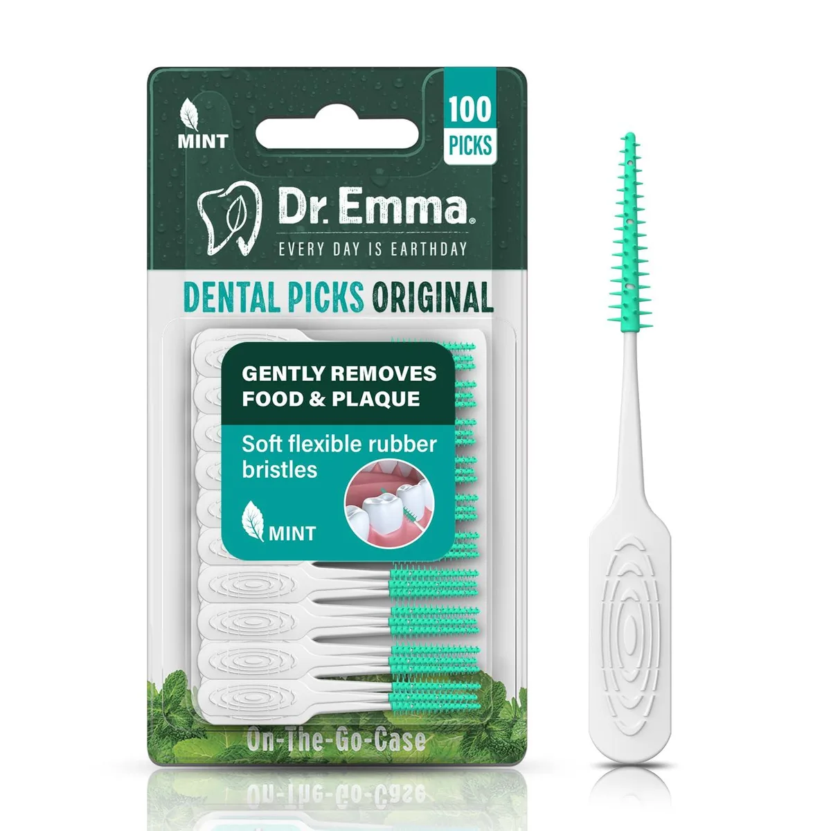  Dr. Emma DPOmint-1pk Mint Dental Picks 100Ct Oral Care — 제품 사진