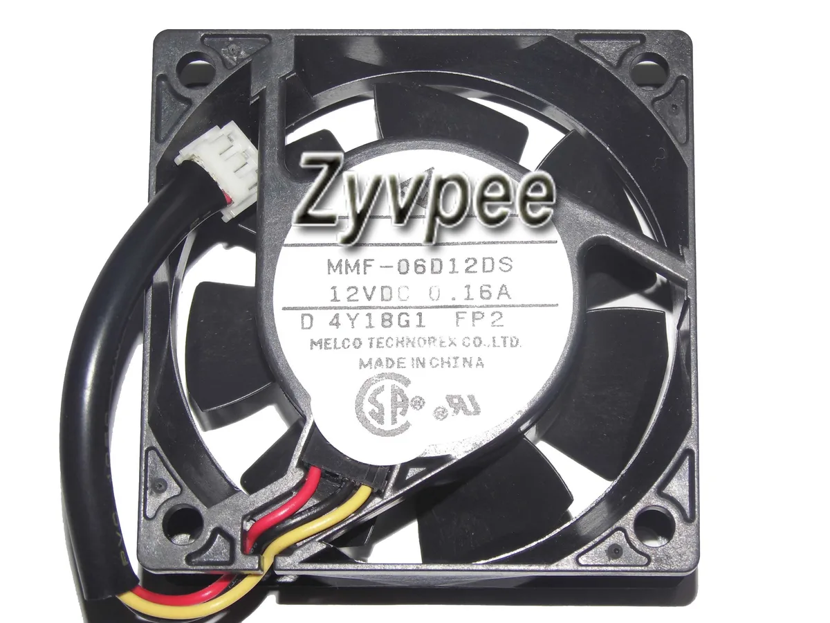 SunnyStar Co., Ltd SunnyStar Co., Ltd MMF-06D12DS FP2 60mm 25mm 12V .16A 3-pin case fan — foto produk