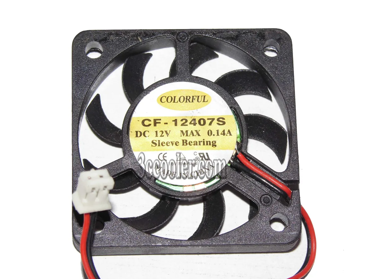OEM Industries OEM Industries CF-12407S 40mm 7mm 12V .14A 2 Pin CPU cooler — صورة المنتج