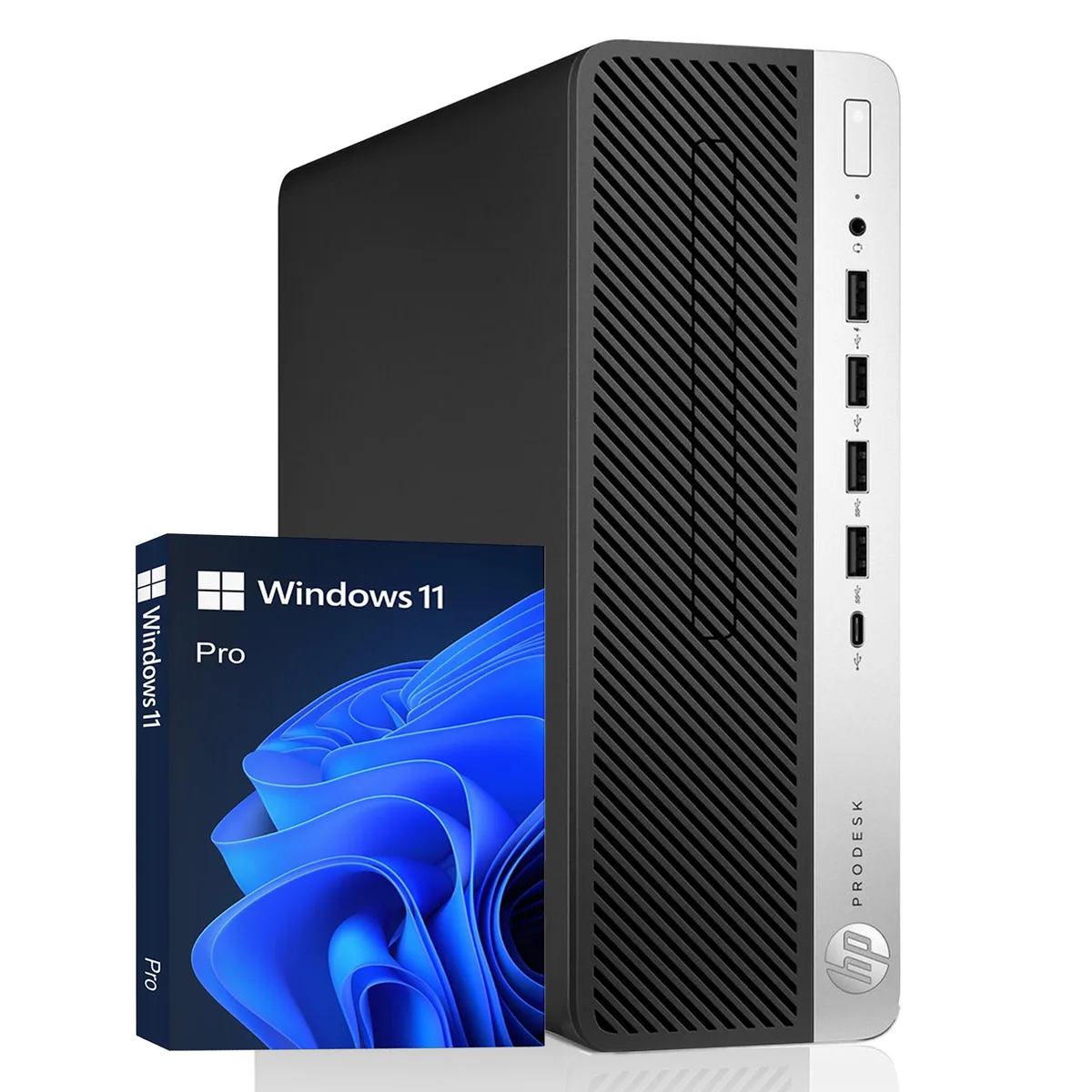 HP HP ProDesk 600G4 desktop PC i5-8500 3.2GHz 16GB DDR4 512GB NVMe Windows 11 Pro — product photo