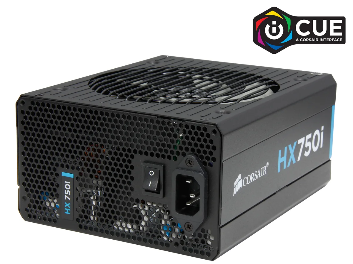 Corsair Corsair CP-9020072-NA HX750i 750 W power supply — product photo