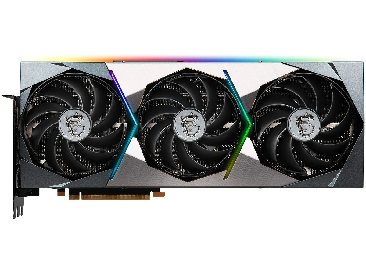 MSI MSI RTX 3090 TI SUPRIM X 24G graphics card — product photo
