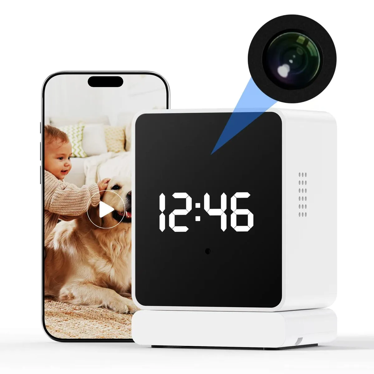 Clover TX9980 Wireless Surveillance 1080p 150° 2.4GHz — 商品写真