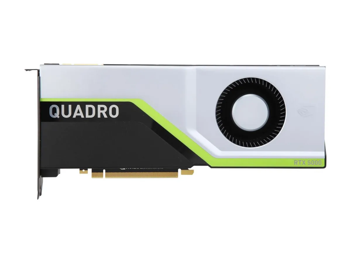 PNY Technologies, Inc. PNY Technologies, Inc. Quadro RTX 5000 16GB GDDR6 workstation graphics card — photo du produit