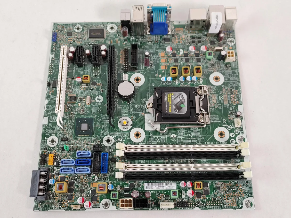 HP HP 696538-003 EliteDesk 800 G1 LGA 1150 DDR3 Server Motherboard — fotografie produktu