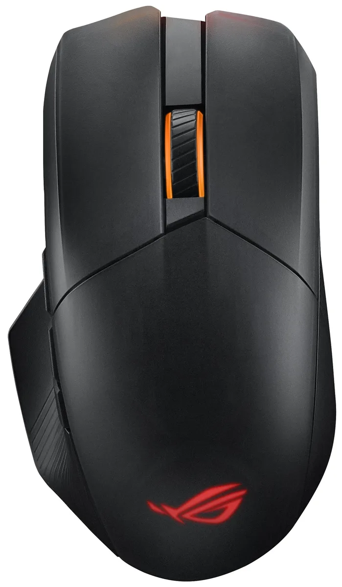 ASUS ASUS ROG Chakram X Gaming Mouse 36000 DPI 8000 Hz Polling Detachable Joystick Qi Charging Black — 제품 사진