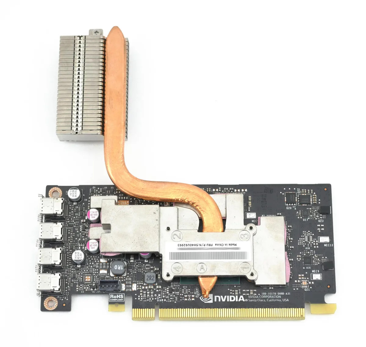 Lenovo Lenovo 5.1 NVIDIA P1000 4GB GDDR5 graphics card — product photo
